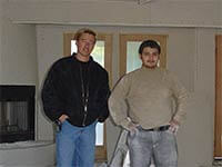 Newport Harbor Drywall Workers Posing for Photograph